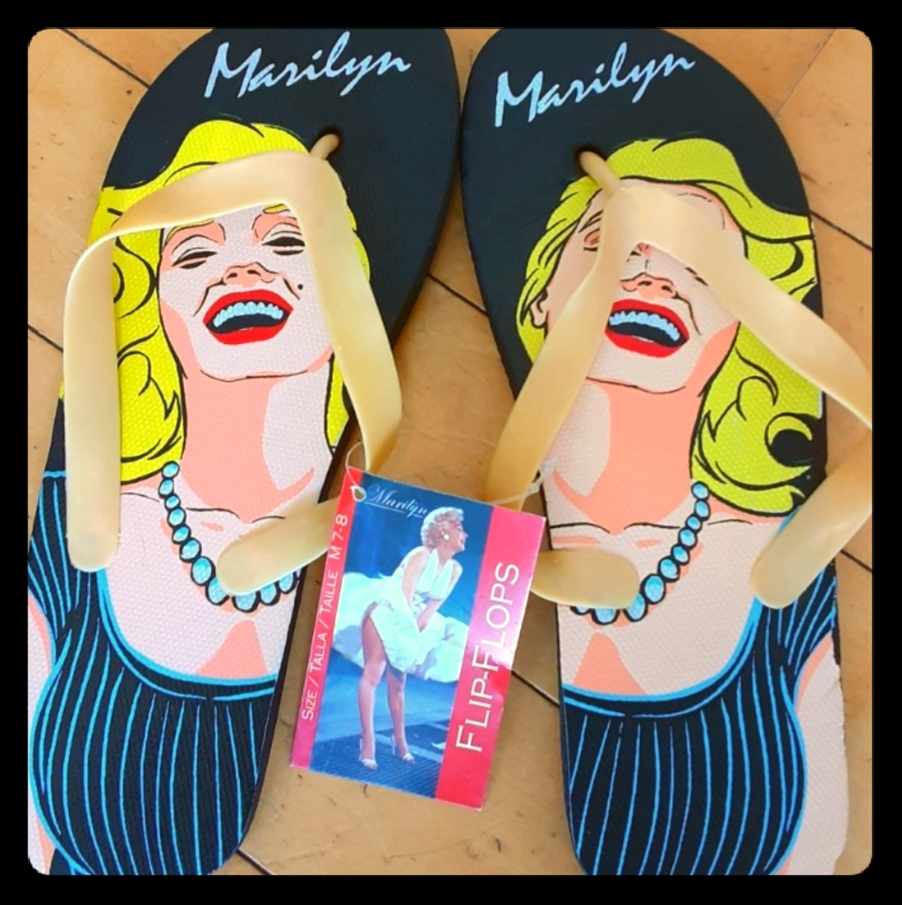 Marilyn Monroe New branded flip flops